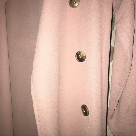 Forever 21 Blush Trench Coat - Picture 6 of 7